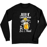 T-shirt à manches longues vintage Beer Sunshine Beer pour unisexe — T-shirts pour hommes