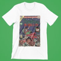 T-shirt Christmas In Hollis Art Comic Hip Hop pour Hommes — T-shirts pour hommes