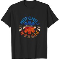 T-shirt pour hommes Red Hot Chili Peppers en noir