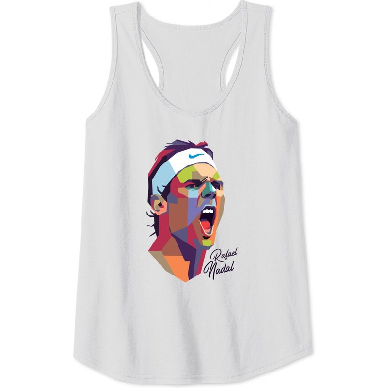 Débardeurs pour hommes Rafa Nadal en gris foncé — T-shirts pour hommes