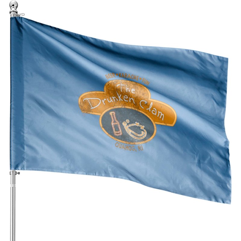 Drapeaux de Maison The Drunken Clam de Family Guy - Impression Recto-Verso — Drapeaux décoratifs