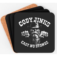 Cody Jinks Cast No Stones Coasters with Cork Bottom — Coasters & Placemats