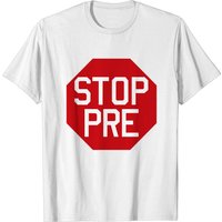 T-shirt Stop Pre pour hommes - T-shirt en coton élégant — T-shirts pour hommes