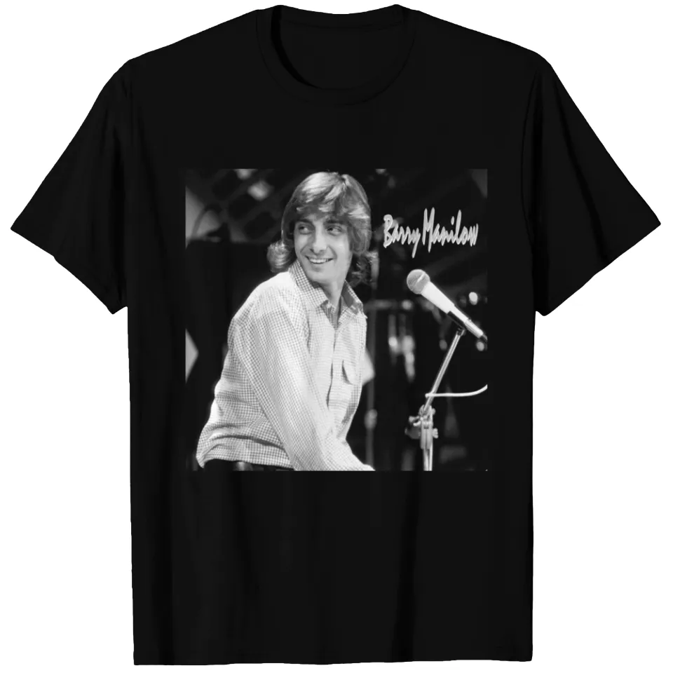T-shirt pour hommes Barry Manilow en noir — T-shirts pour hommes