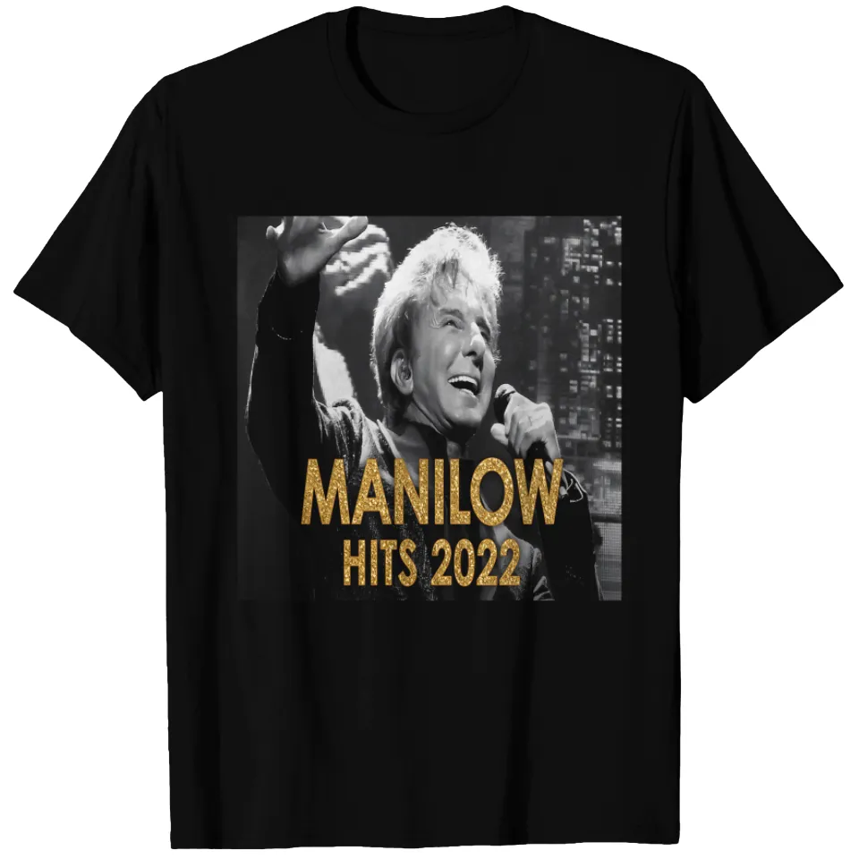 T-shirt pour hommes Barry Manilow en noir — T-shirts pour hommes