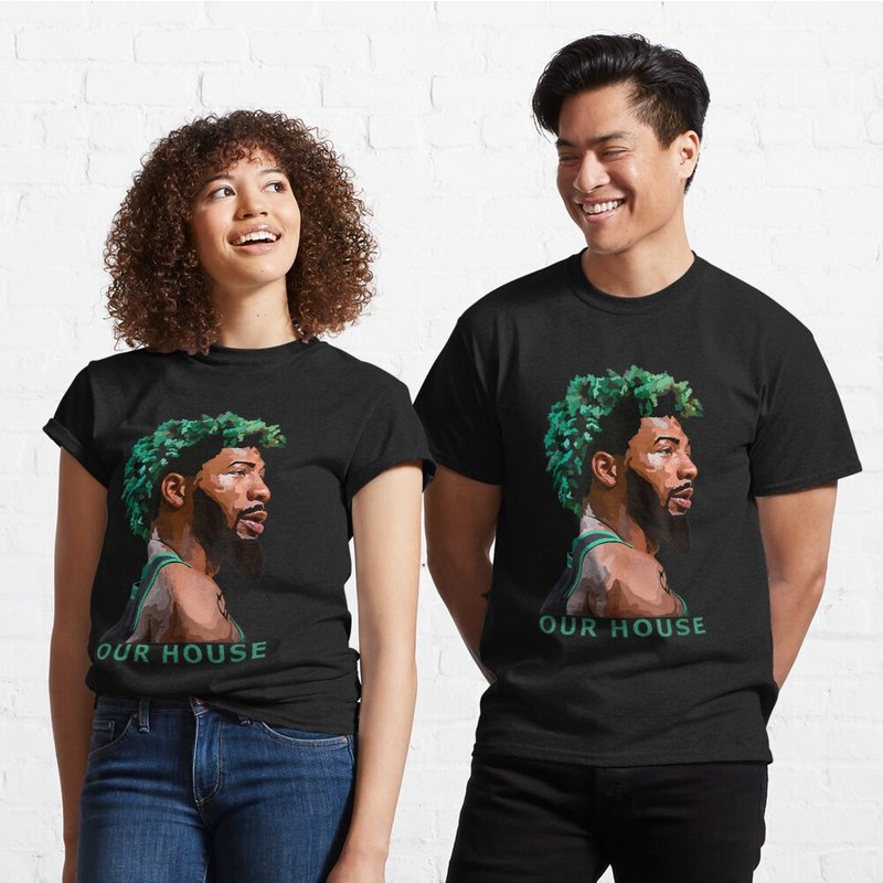 T-shirt classique Marcus Smart Our House pour hommes en noir — T-shirts pour hommes