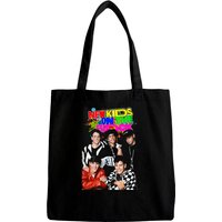 Vintage NKOTB Colorful Tote Bags for Eco-Conscious Shoppers