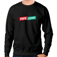 Sweatshirts Unisex Noirs Papa Johns — Sweats à capuche pour hommes