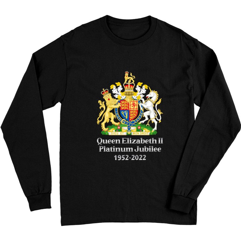 Chemise à manches longues du Jubilé de platine de la Reine Elizabeth II - Union Jack — T-shirts pour hommes
