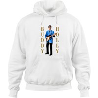 Hoodie unisexe Buddy Holly vert militaire