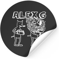 Cold Cuts Merch Alex G Lunchbox Stickers — Stickers & Decals