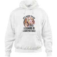 Hoodies Vintage Dolly Parton It's Hard To Be A Diamond — Sweats à capuche pour hommes
