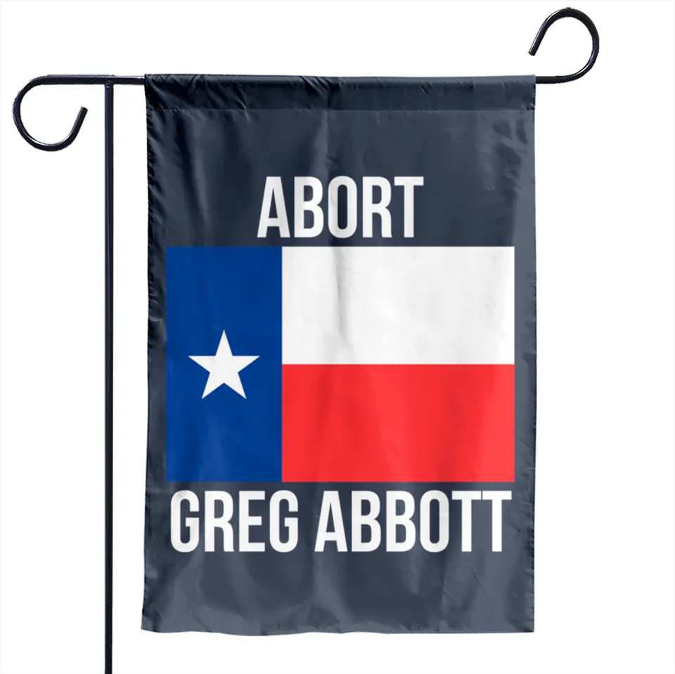Drapeaux de jardin Abort Greg Abbott - Impression double face