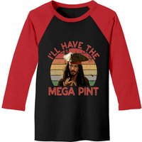 Johnny Depp Mega Pint Baseball Tee for Men