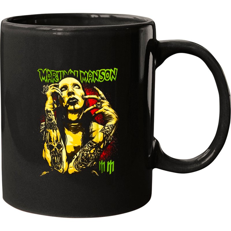 Marilyn Manson Ceramic Mugs — Mugs & Tumblers