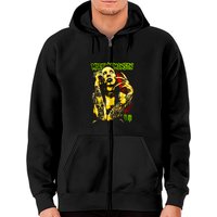 Hoodie zippé unisexe Marilyn Manson en noir