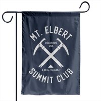 Mount Elbert Summit Club Garden Flags — Decorative Flags
