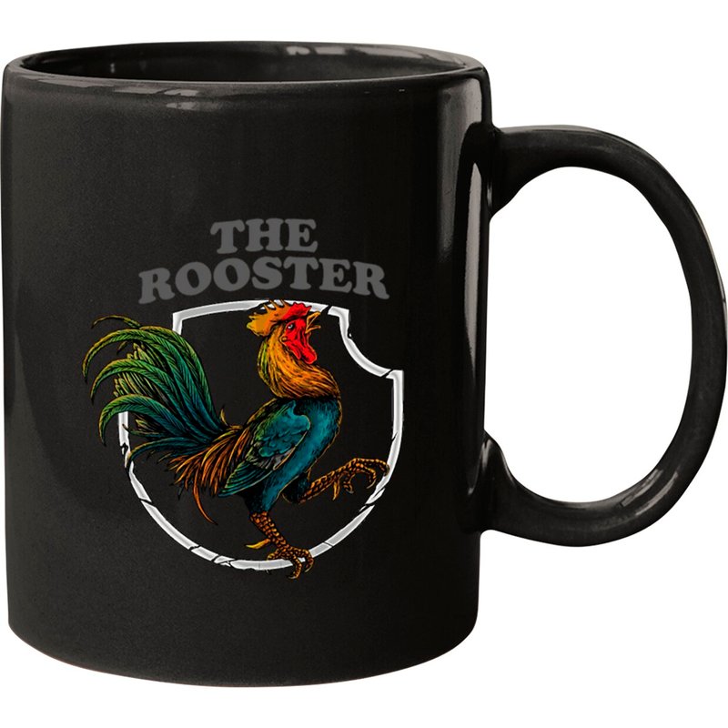 The Rooster Mugs - Customizable Ceramic Mug — Mugs & Tumblers