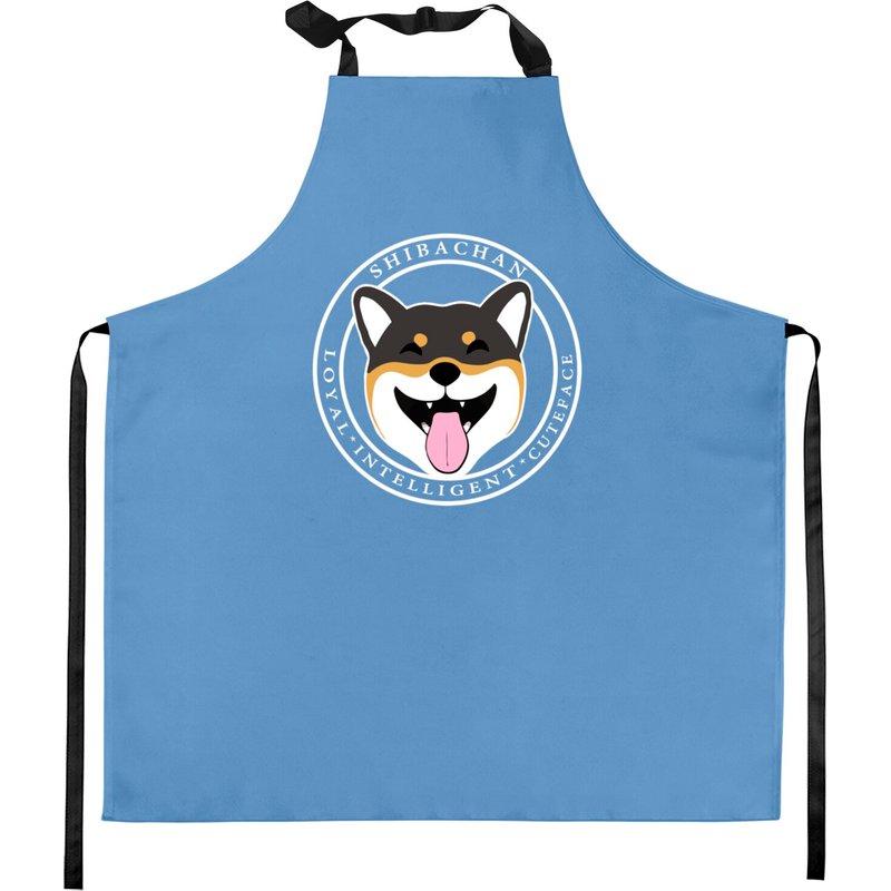 Shiba Inu Black And Tan Logo Kitchen Aprons — Kitchen Aprons