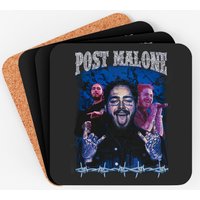 Post Malone Coasters with Cork Bottoms
