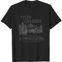 T-shirt noir pour homme Tyler Childers