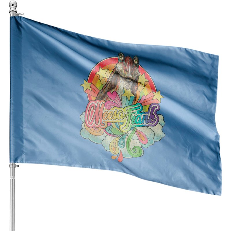Meesa Frank - Jar Jar Binks - Double-Sided House Flags — Decorative Flags