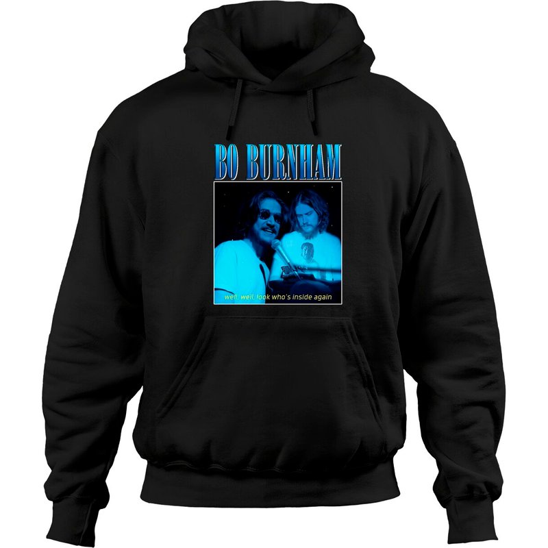 Hoodie Vintage Bo Burnham - Inside, Well Well Look Who's Inside Again — Sweats à capuche pour hommes