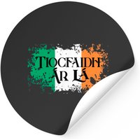 Autocollants Tiocfaidh Ar La Vintage Irlande Drapeau Irlandais