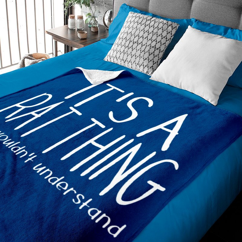 Couverture pour bébé It's A Rat Thing You Wouldn't Understand — Couvertures pour bébé