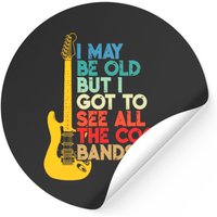 I May Be Old But I Got To See All the Cool Bands Stickers — Stickers & Decals
