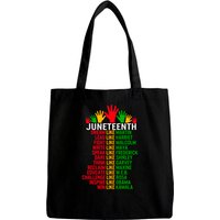 Juneteenth Tote Bags with Reinforced Handles