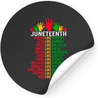 Autocollants Juneteenth - Style carré classique