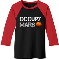 T-shirt Occupy Mars pour hommes - Noir/Rouge — T-shirts pour hommes