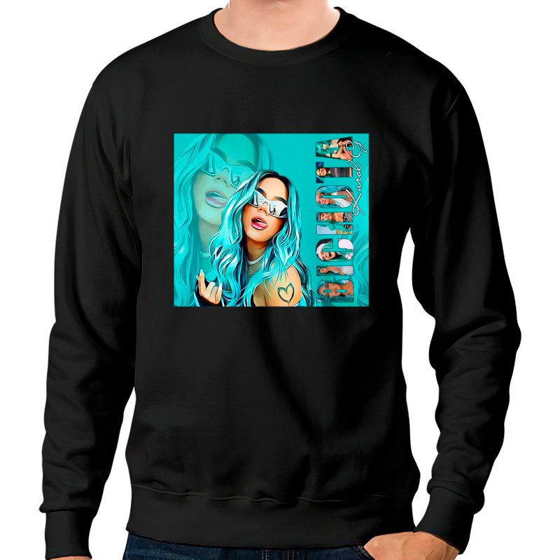 Sweat à capuche unisexe Karol G Strip Love Tour 2022
