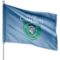 Drapeau de maison avec blason du clan écossais Campbell — Drapeaux décoratifs