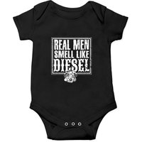 Les vrais hommes sentent le mécanicien diesel - Combinaisons — Bodys bébé