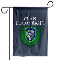 Drapeau de jardin avec blason clan écossais Campbell