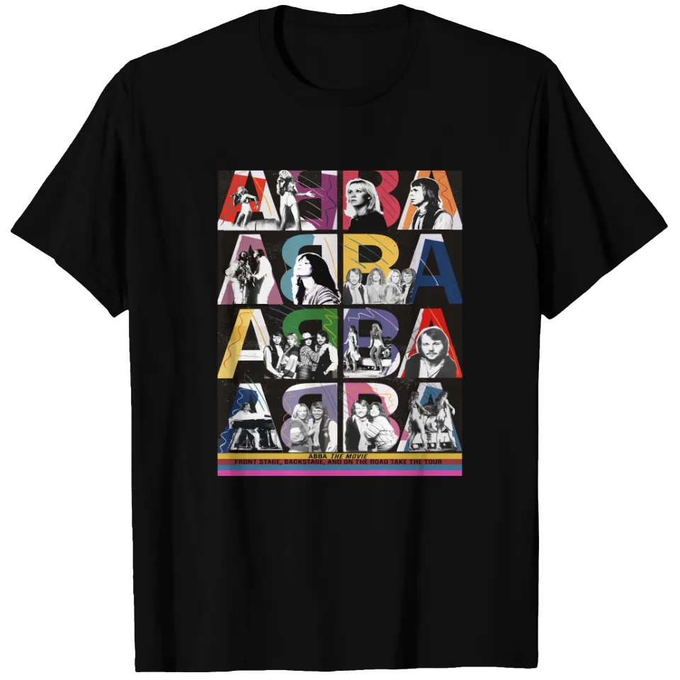 T-shirt Appa Music Band pour hommes en noir — T-shirts pour hommes