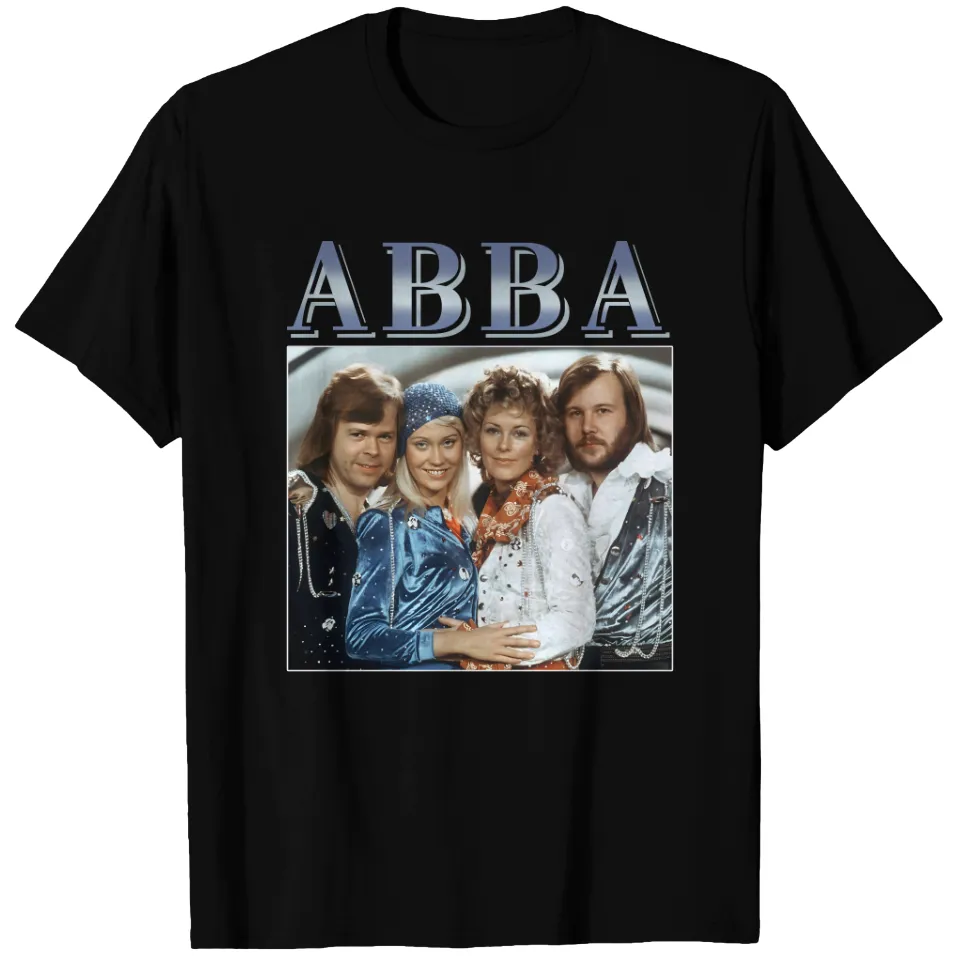 T-shirt Appa Music Band pour hommes en noir — T-shirts pour hommes