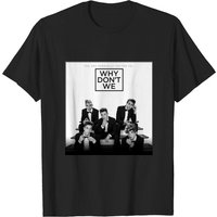T-shirt Why Don't We Band pour hommes en noir