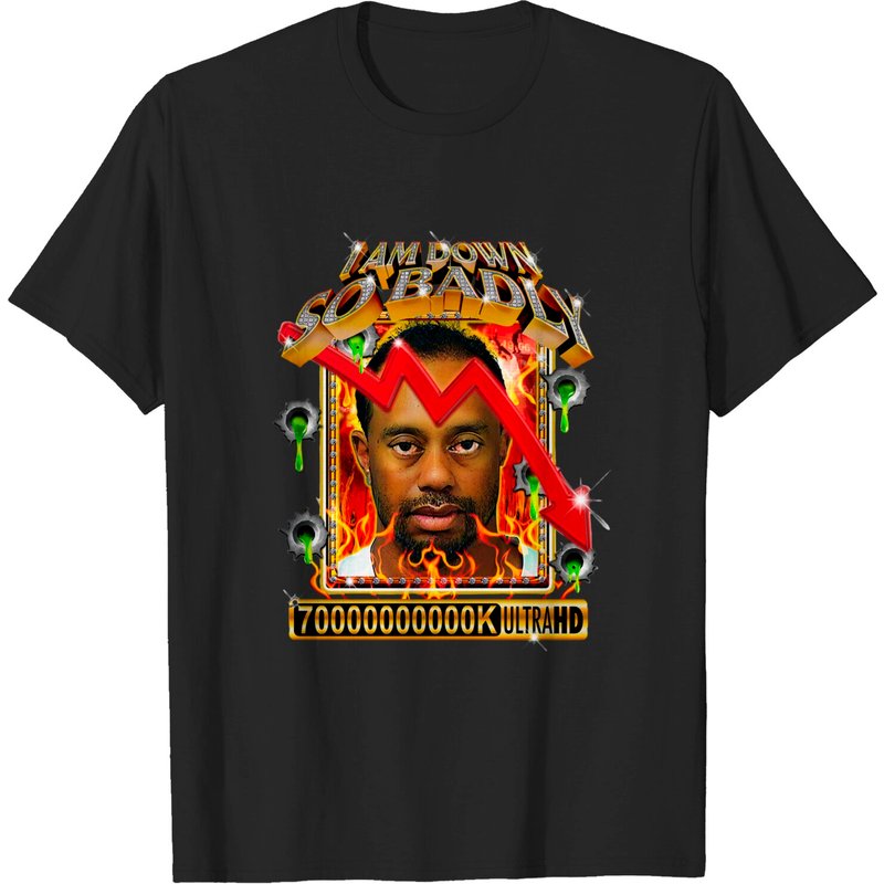 Kurtis Conner I Am So Down Badly Shirt for Men - Black — Mens T Shirts