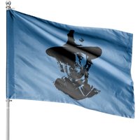 Drapeau de Maison Portrait de Clint Eastwood - Impression Recto-Verso — Drapeaux décoratifs