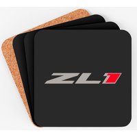 Camaro ZL1 Emblem Coasters with Cork Bottoms — Coasters & Placemats