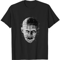 T-shirt noir Hellraiser - Movie Pinhead en gros plan pour hommes