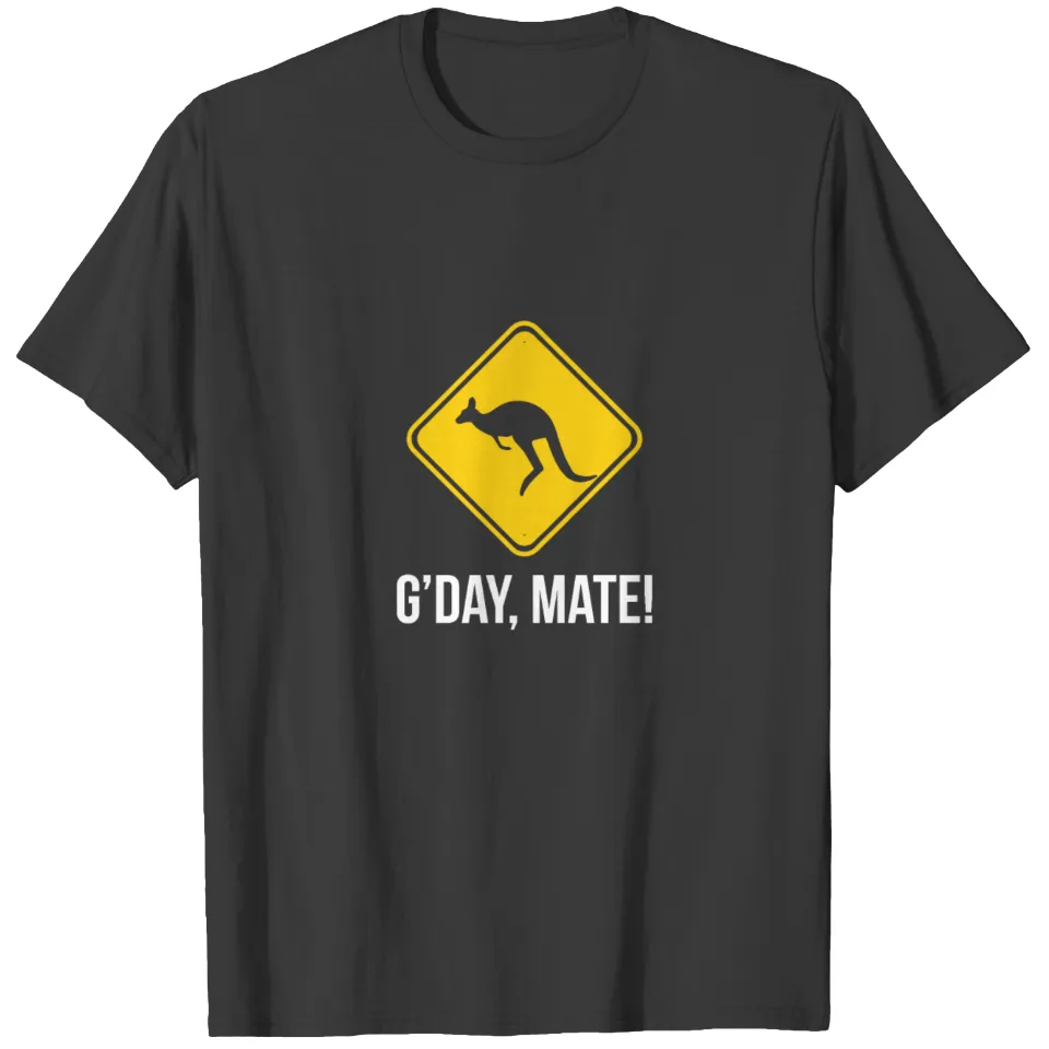 T-shirt Australia Good Day Mate pour hommes en noir — T-shirts pour hommes