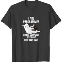 T-shirt I Are Programmer Chat Informatique Beep Boop pour Hommes