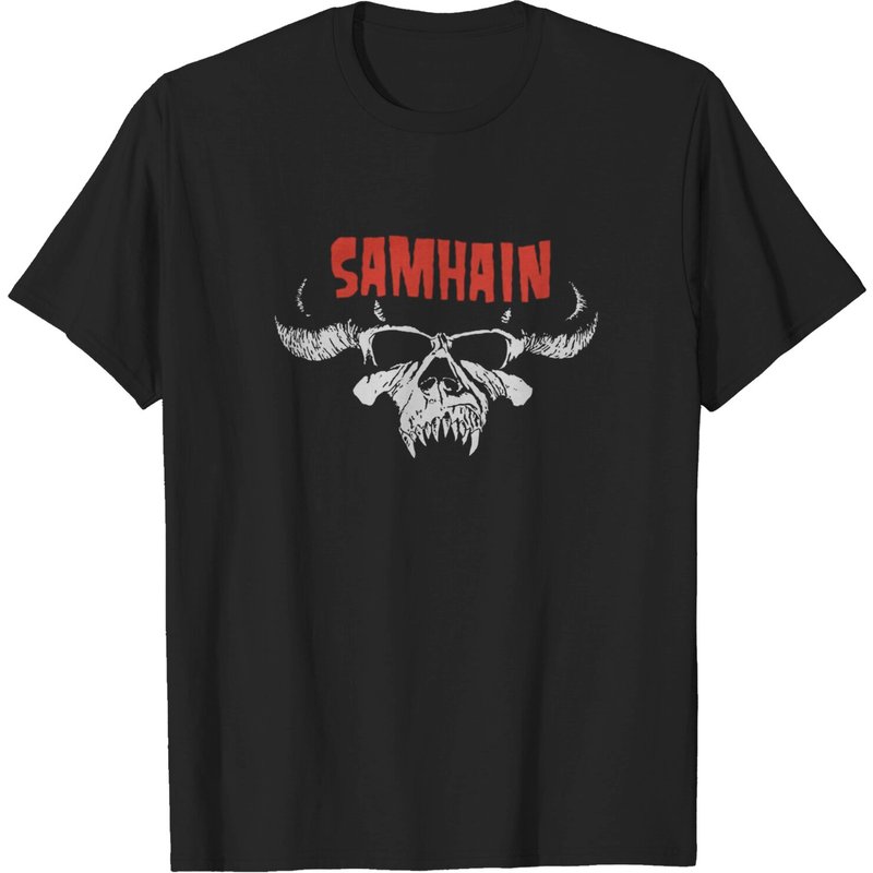 T-Shirt Classique Samhain pour Hommes en Noir — T-shirts pour hommes