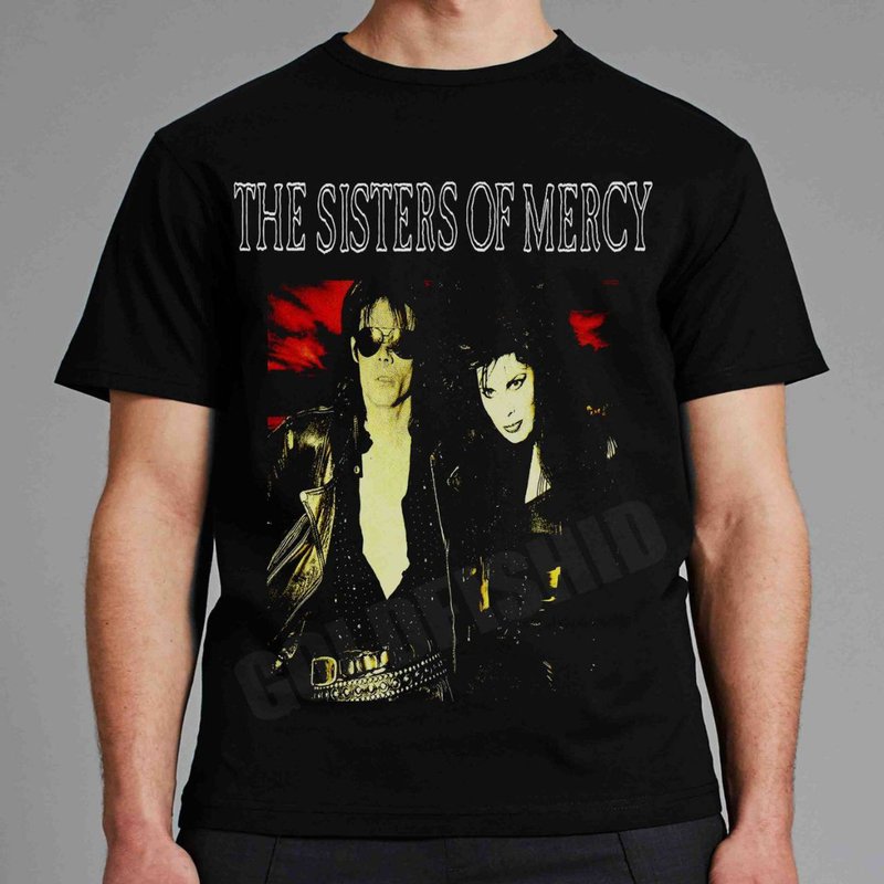 T-shirt The Sister Of Mercy pour hommes - Post Punk Darkwave — T-shirts pour hommes