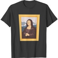 Renaissance Painting T-Shirt for Men in Black