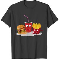 T-shirt Burger Frites et Cola pour hommes — T-shirts pour hommes
